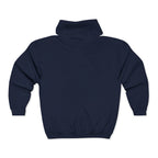 Butterfly Effect — Gothic Skull Emblem Full-Zip Sweatshirt